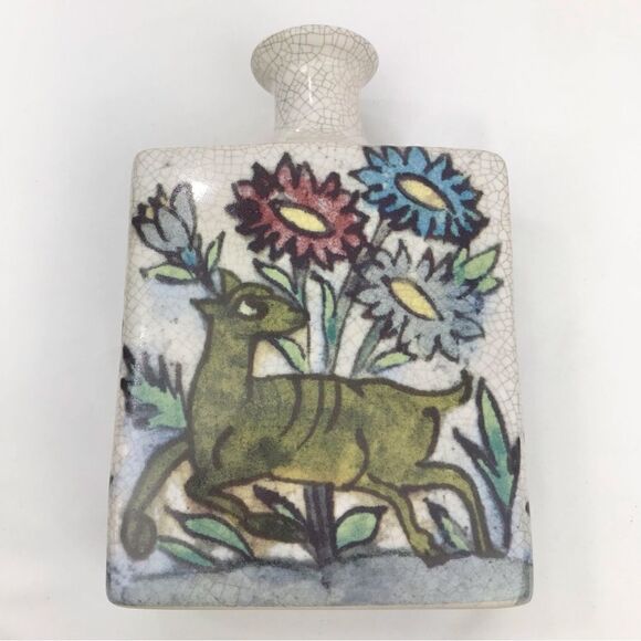 Pottery Barn Iznik Decorative Stoneware Vases Set of Two - Picture 6 of 16